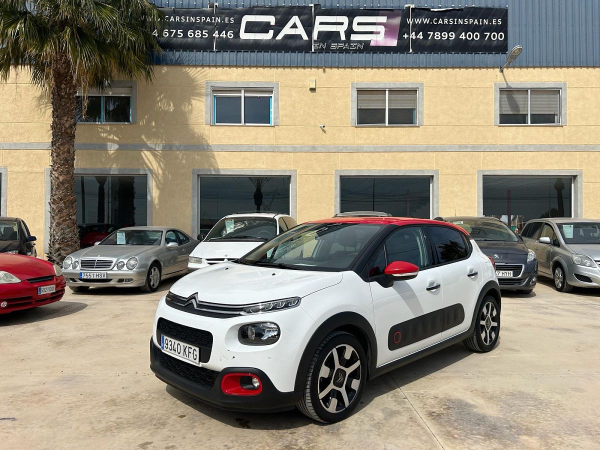 CITROEN C3 SHINE 1.2 PURETECH AUTO SPANISH LHD IN SPAIN 25000 MILES SUPERB 2017